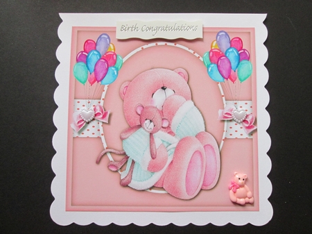 Baby Ted in Pink  by BELINDA ABRAHAM