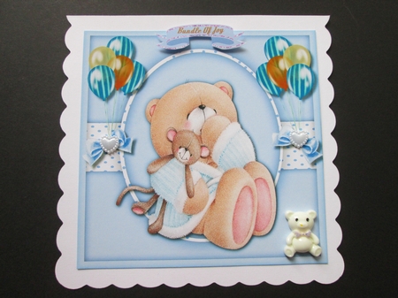 Baby Ted in Blue by BELINDA ABRAHAM