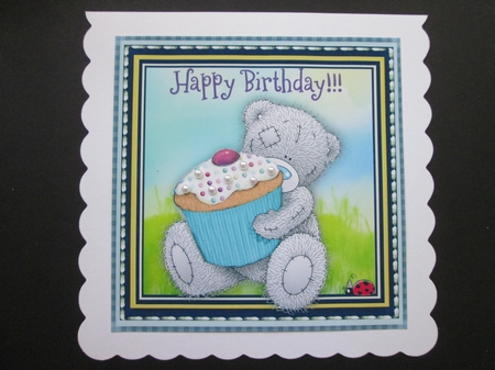 Cupcake Teddy  by BELINDA ABRAHAM