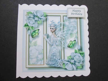 Fabulous Fairy - Sumptuous Silver 8x8 by BELINDA ABRAHAM