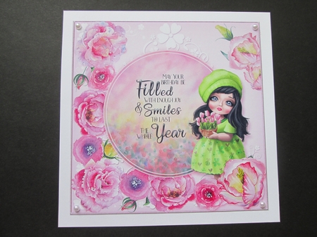 Spring Blossom Doll Quick Card MiniKit-2 by BELINDA ABRAHAM