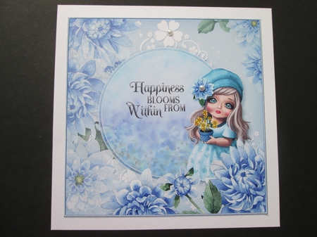 Spring Blossom Doll Quick Card MiniKit-3 by BELINDA ABRAHAM