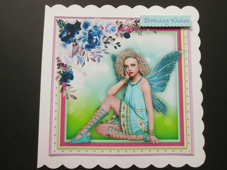Beautiful Fairy and Flower 1 by BELINDA ABRAHAM