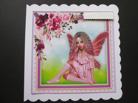 Beautiful Fairy and Flower 2 by BELINDA ABRAHAM