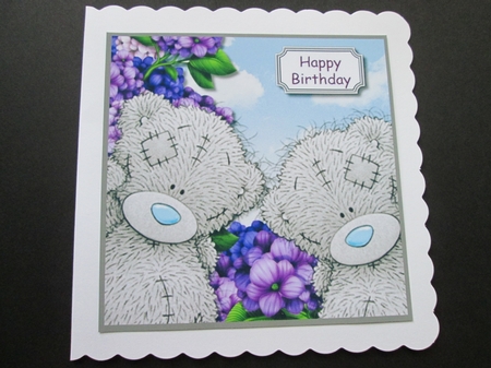 Tatty Teddy multi occasion card topper by BELINDA ABRAHAM