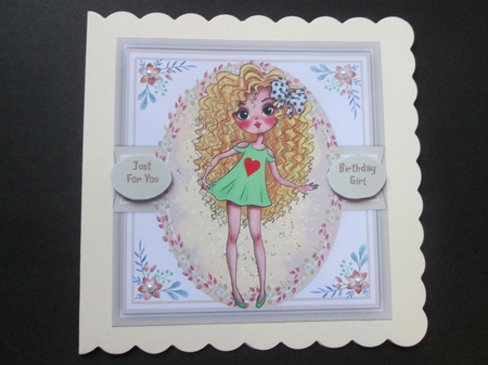 Groovy Birthday Girl  2 by BELINDA ABRAHAM