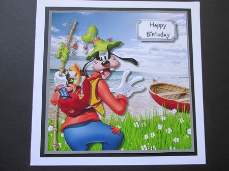 Goofy goes fishing by BELINDA ABRAHAM
