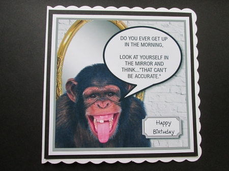 Birthday Monkey by BELINDA ABRAHAM
