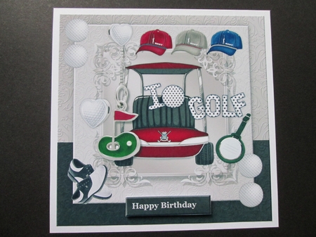 Male  Card  GOLF 4 by BELINDA ABRAHAM