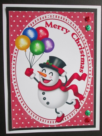 Snowman fun by BELINDA ABRAHAM