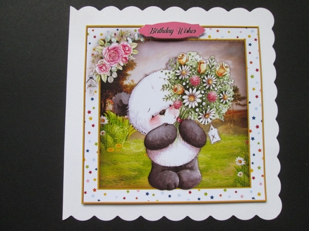 4, Gorgeous Panda Birthday Sheets by BELINDA ABRAHAM