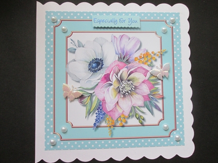 4, Beautiful Floral  Cards  by BELINDA ABRAHAM