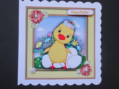 Cute Easter Chick by BELINDA ABRAHAM