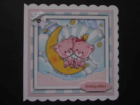 6, Lovely Cards + 3 Inserts To The Moon and Back  by BELINDA ABRAHAM