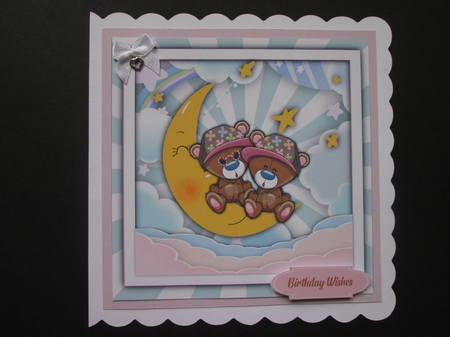 6, Lovely Cards + 3 Inserts To The Moon and Back  by BELINDA ABRAHAM