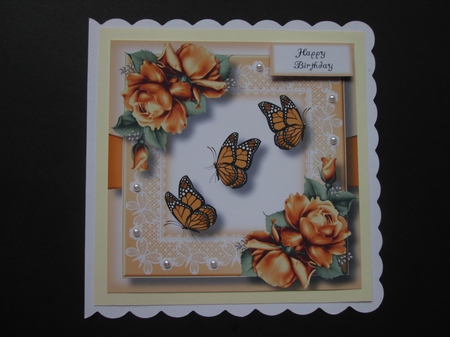 Butterflies & Roses QUICK TOPPER Bumper Kit by BELINDA ABRAHAM