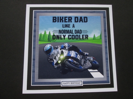 BIKER DAD quick card by BELINDA ABRAHAM