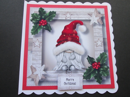 The Christmas Hat Gnome QUICK TOPPER Bumper Kit by BELINDA ABRAHAM