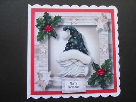The Christmas Hat Gnome QUICK TOPPER Bumper Kit by BELINDA ABRAHAM