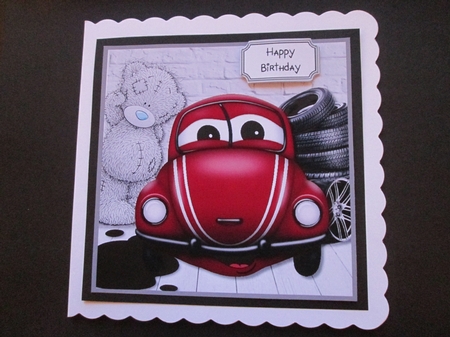 Tatty Teddy Garage for Fathers Day or Male Birthday by BELINDA ABRAHAM