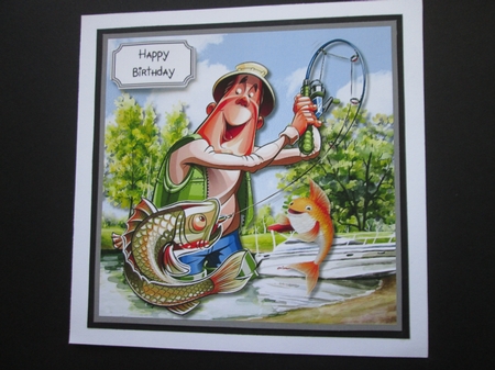 Fishing for Birthday or Fathers Day by BELINDA ABRAHAM
