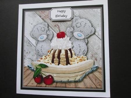 Tatty Teddy with Banana Boat by BELINDA ABRAHAM