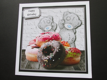 Tatty Teddy with Donuts by BELINDA ABRAHAM