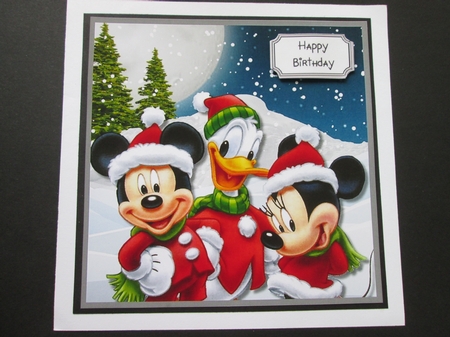 Mickey and Minnie Christmas by BELINDA ABRAHAM