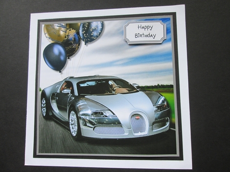 Sports Car for Birthday or many other occasions by BELINDA ABRAHAM