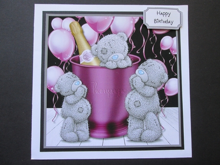 Tatty Teddy for Birthday or other Occasions by BELINDA ABRAHAM