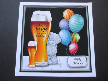 Tatty Teddy Go large its your Birthday by BELINDA ABRAHAM