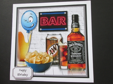 The Bar for male birthday, fathers day or retirement by BELINDA ABRAHAM