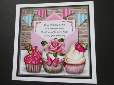 Cupcakes and Bunting by BELINDA ABRAHAM