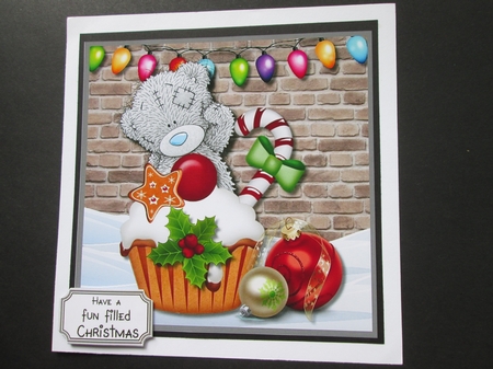 Tatty Teddy Christmas Cupcake by BELINDA ABRAHAM