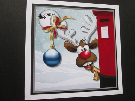 Peek a boo Reindeer by BELINDA ABRAHAM