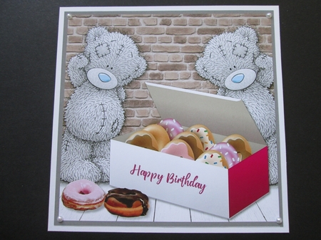 Tatty Teddy with Donuts by BELINDA ABRAHAM