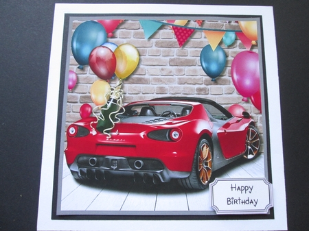 Sports Car by BELINDA ABRAHAM