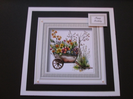Simple Floral Watercolour Wheelbarrow Bumper Kit by BELINDA ABRAHAM