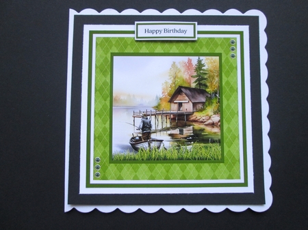Fisherman #1 Quick Card by BELINDA ABRAHAM