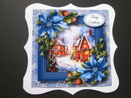 Festive Christmas Village Quick Topper With & Without Flowers Bumper Kit by BELINDA ABRAHAM