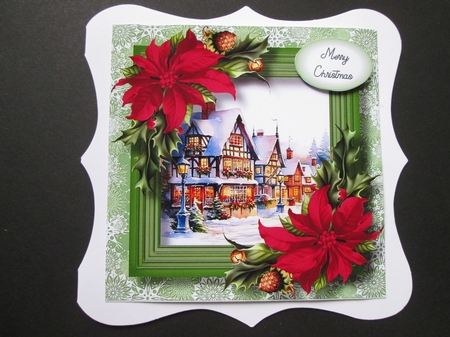 Festive Christmas Village Quick Topper With & Without Flowers Bumper Kit by BELINDA ABRAHAM