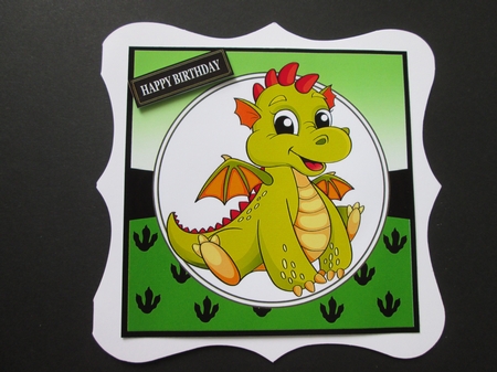 BIRTHDAY DRAGON by BELINDA ABRAHAM