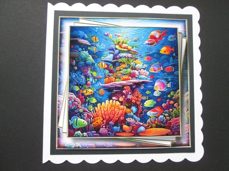 Colourful Coral Reef Bumper Kit by BELINDA ABRAHAM
