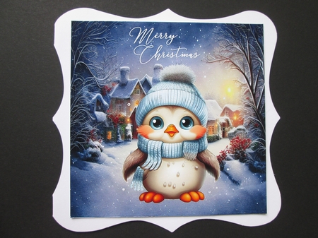 Christmas Penguins set1  by BELINDA ABRAHAM