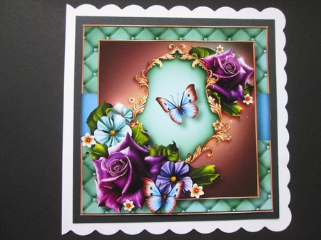 The Rose Bower 8x8 by BELINDA ABRAHAM