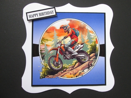 BEST DAD DIRT BIKE by BELINDA ABRAHAM
