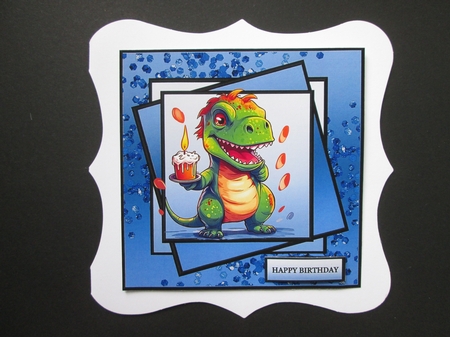 BIRTHDAY DINOSAUR  by BELINDA ABRAHAM