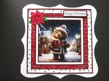 Have a Beary Merry Christmas 8x8 Inch Quick Cards Bumper Kit  by BELINDA ABRAHAM