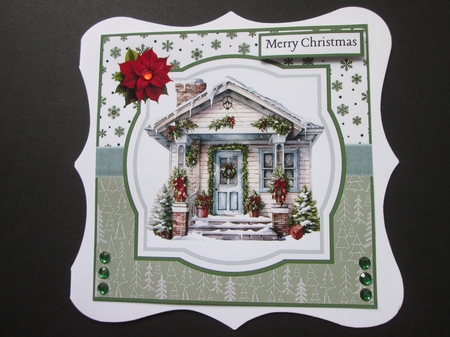 Christmas Porches 8x8 Inch Quick Cards Bumper Kit  by BELINDA ABRAHAM