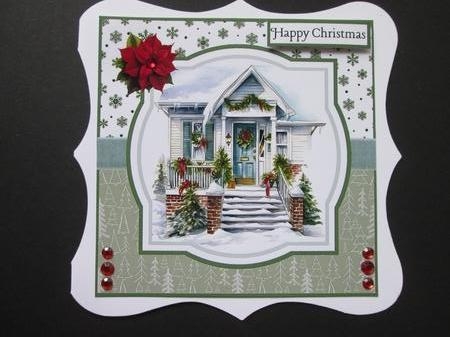 Christmas Porches 8x8 Inch Quick Cards Bumper Kit  by BELINDA ABRAHAM